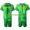 Original Trikotsatz Niederlande Remko Pasveer 1 Torwart Heimtrikot WM 2022 Für Kinder